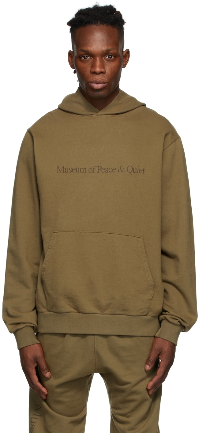 Museum of Peace & Quiet Green MoPQ Hoodie Museum of Peace and Quiet