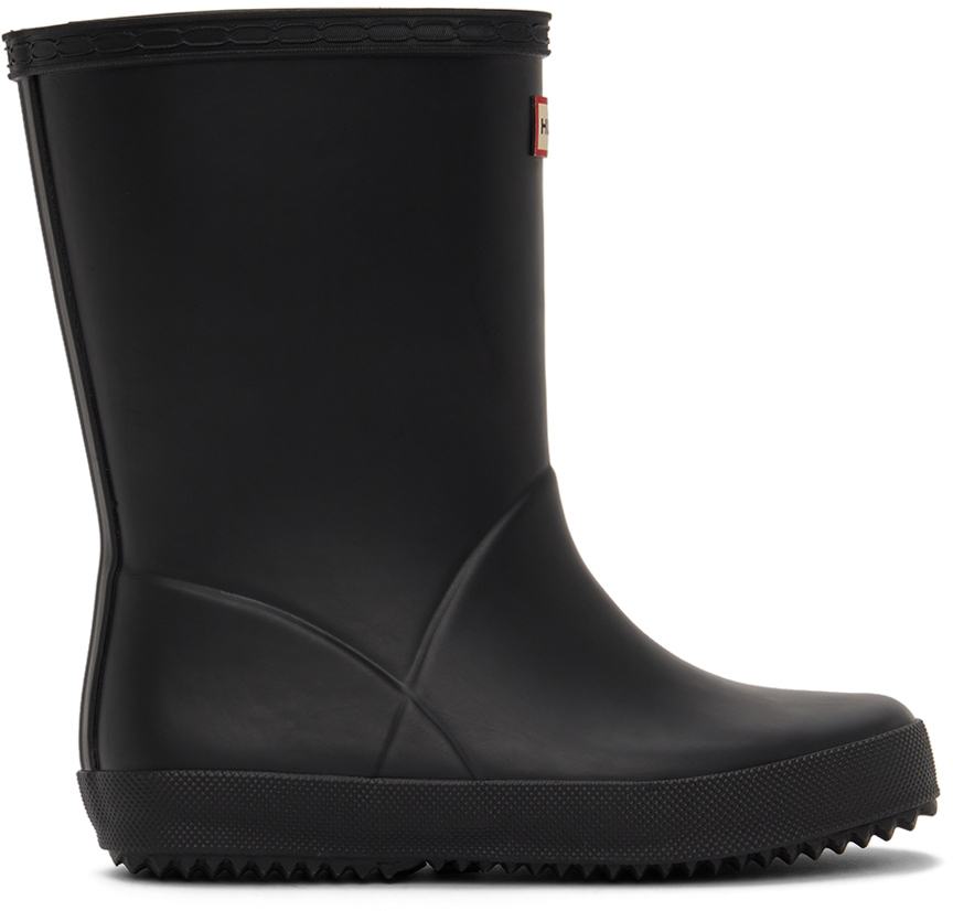 Hunter Kids Black Classic Little Kids Boots Hunter