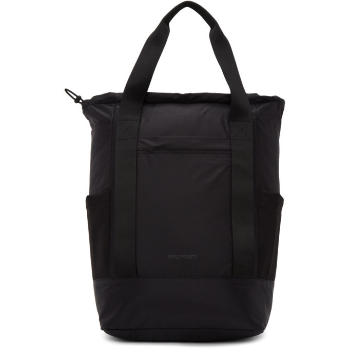 Norse Projects Black Hybrid Backpack Norse Projects