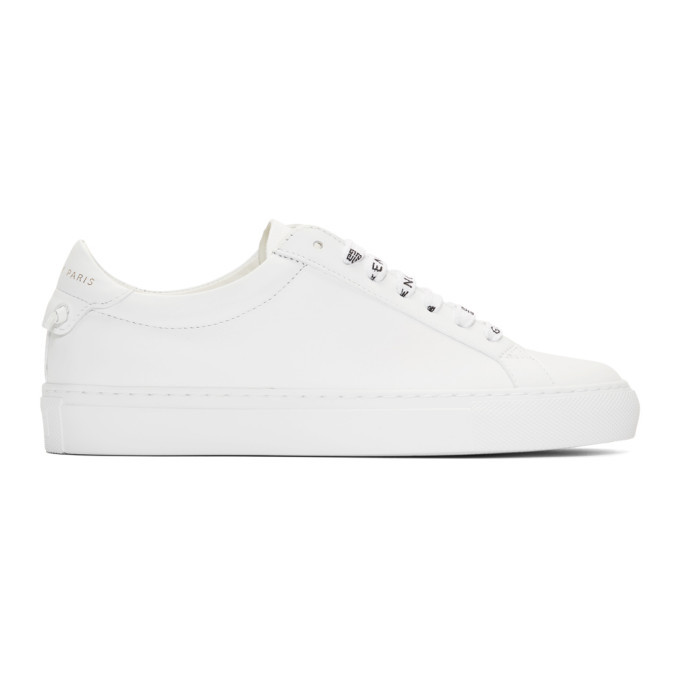 Givenchy White Logo Laces Urban Street Sneakers Givenchy