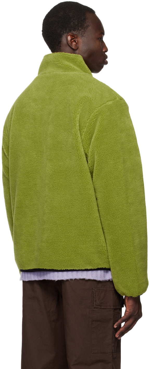 Stüssy Green Zip Reversible Jacket Stussy
