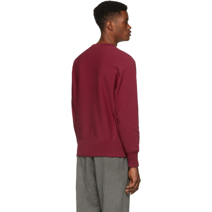 champion burgundy sweatshirt