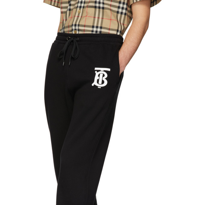 Burberry Black Gresham Lounge Pants Burberry