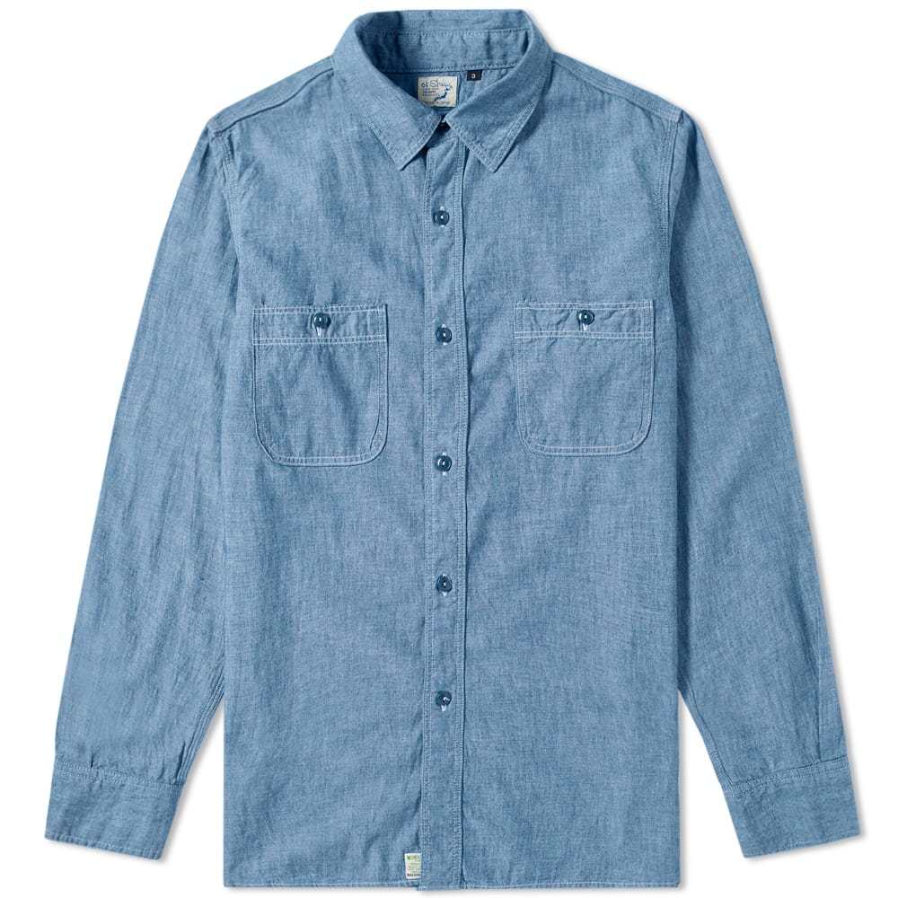 orSlow Work Shirt Chambray orSlow