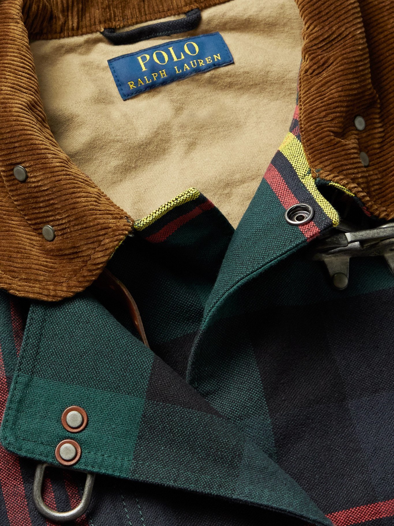 Vintage Ralph Lauren Polo Country Linen Blend Sweater/Canvas Jacket