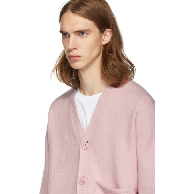 Pink Cashmere Oversized Cardigan Tibi