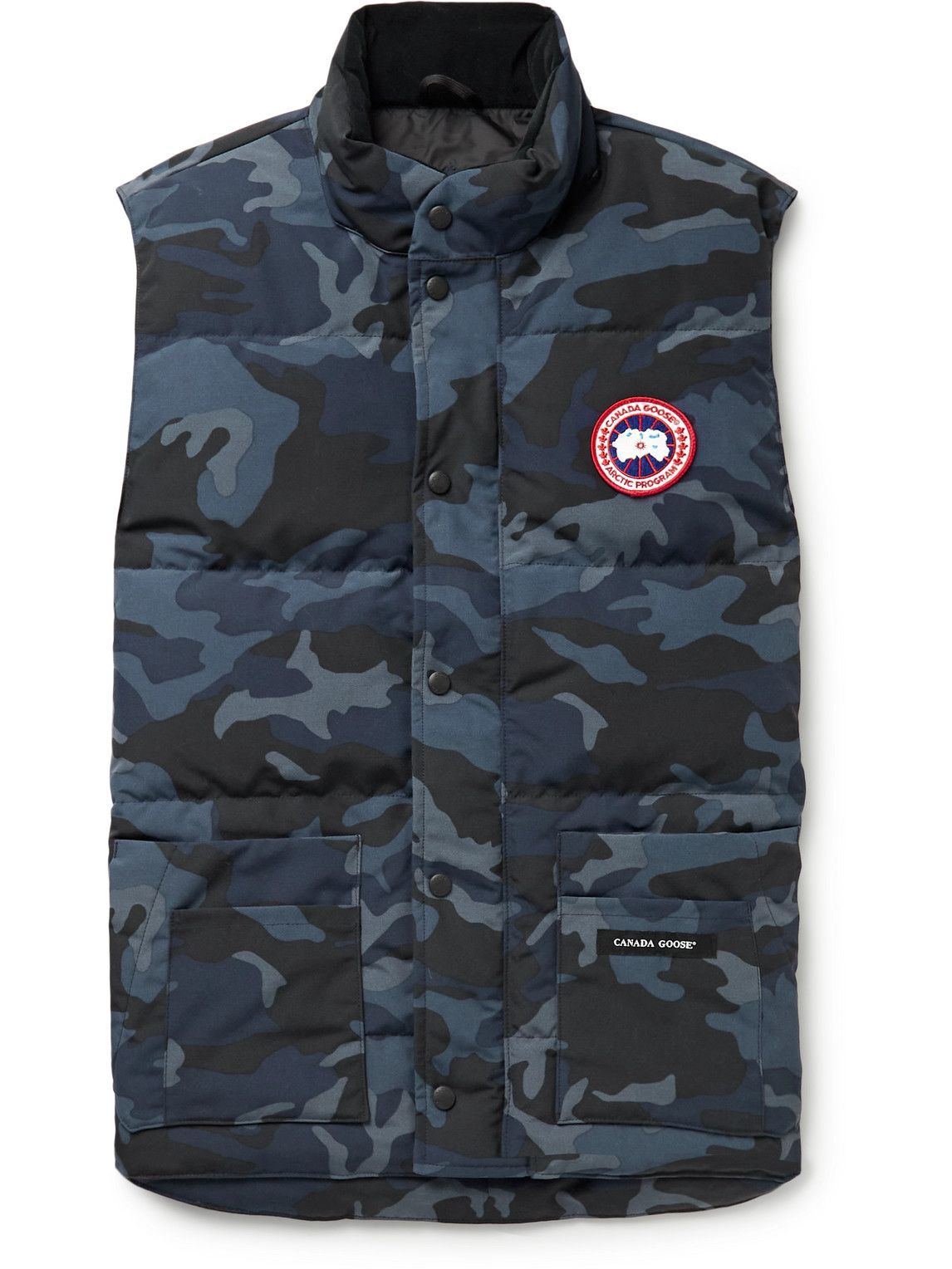 Photo: Canada Goose - Slim-Fit Freestyle Crew Quilted Arctic Tech Down Gilet - Blue