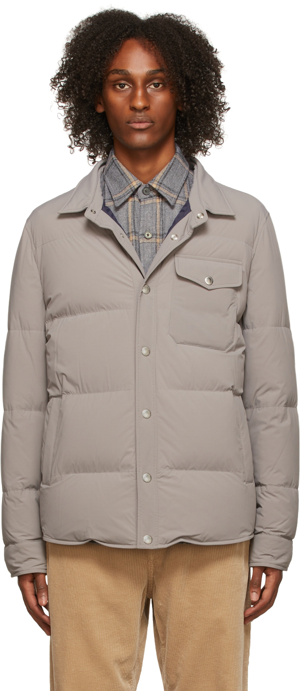 brunello cucinelli padded jacket