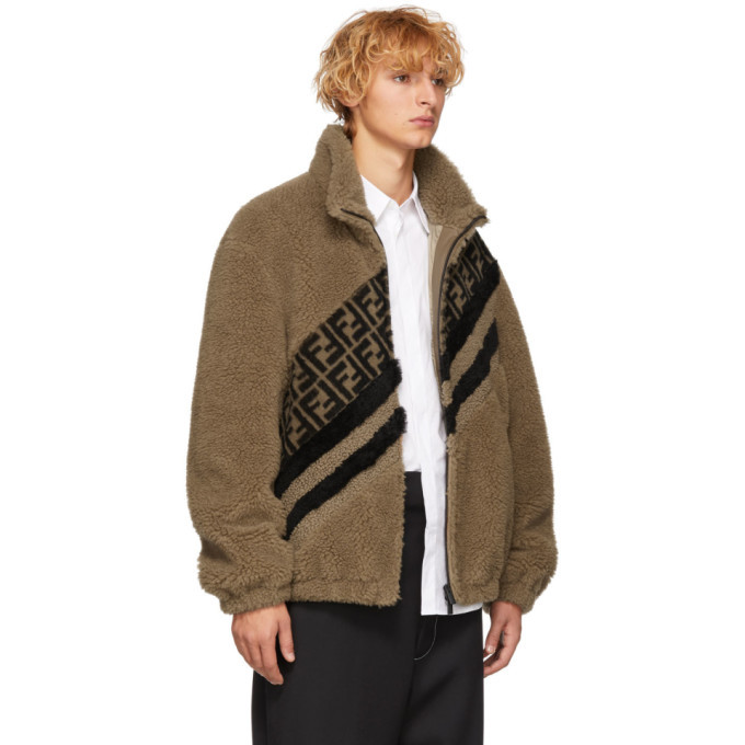 Fendi Tan Forever Fendi Jacket Fendi