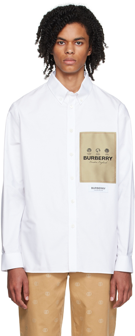 Photo: Burberry White Trafford Shirt
