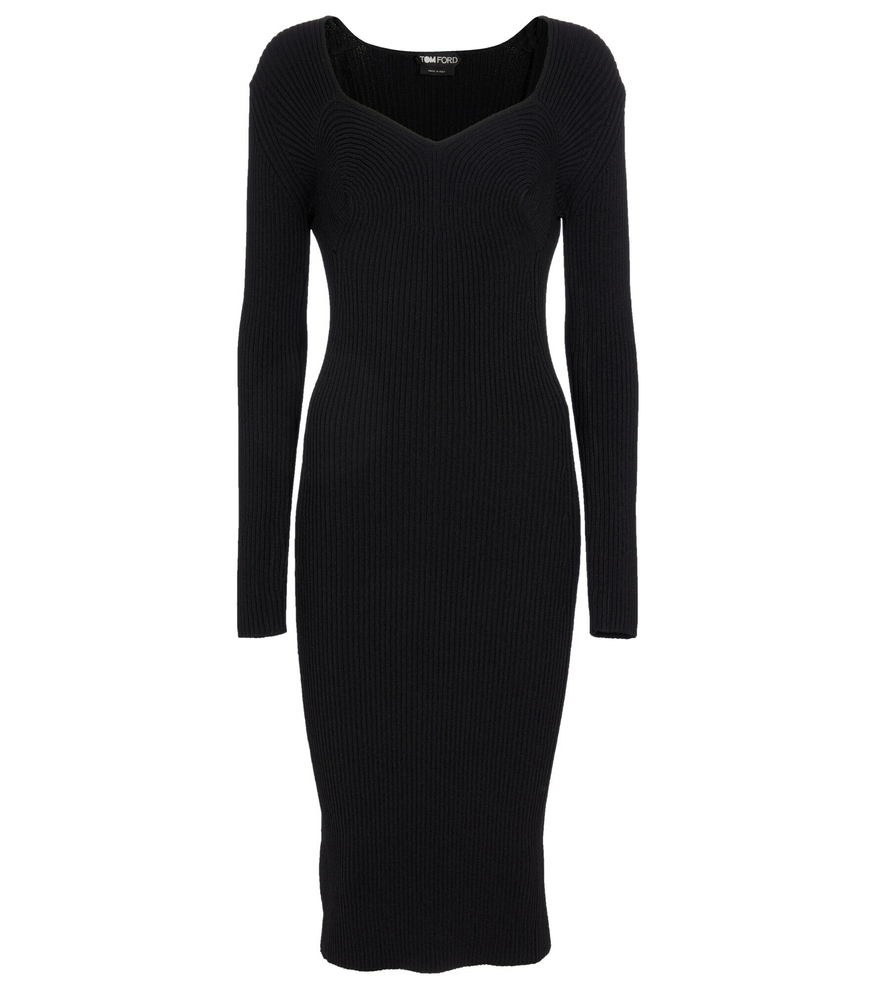 Tom Ford - Sweetheart-neck knit midi dress TOM FORD