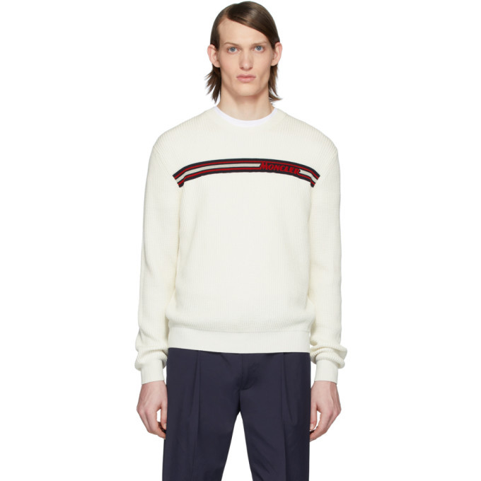 moncler white sweater