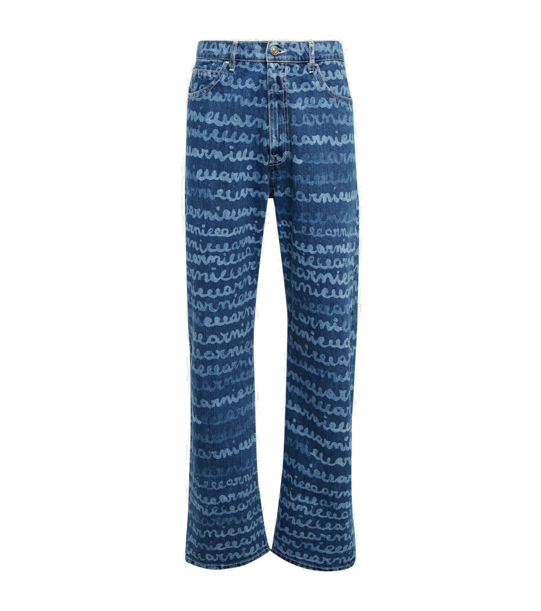 MARNI】22ss Abstract pattern denim | www.bauen.com.ar