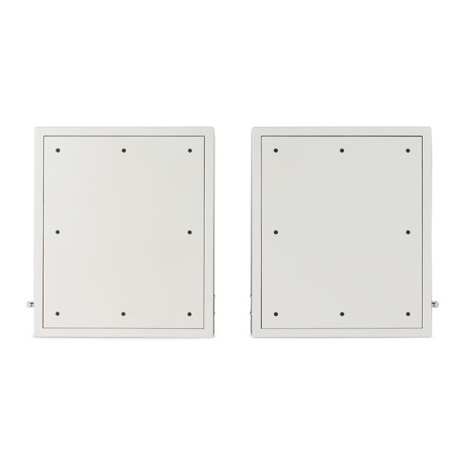 Ojas SSENSE Exclusive Grey Wood Bookshelf Speakers