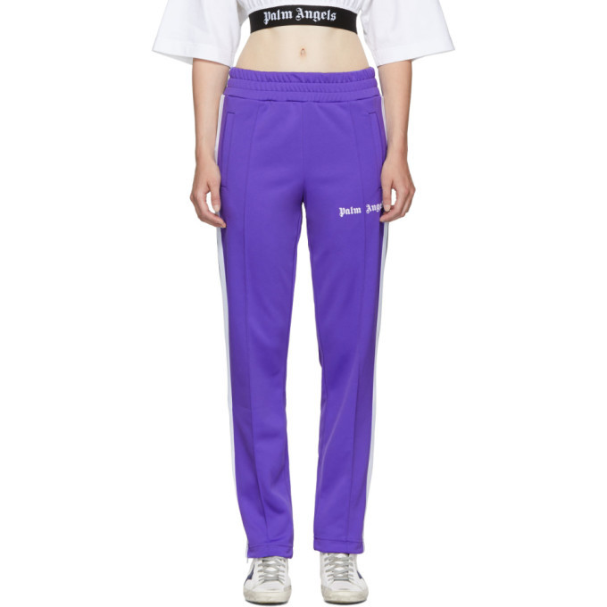 Palm Angels Pants Purple Online Hotsell, UP TO 65% OFF | www 