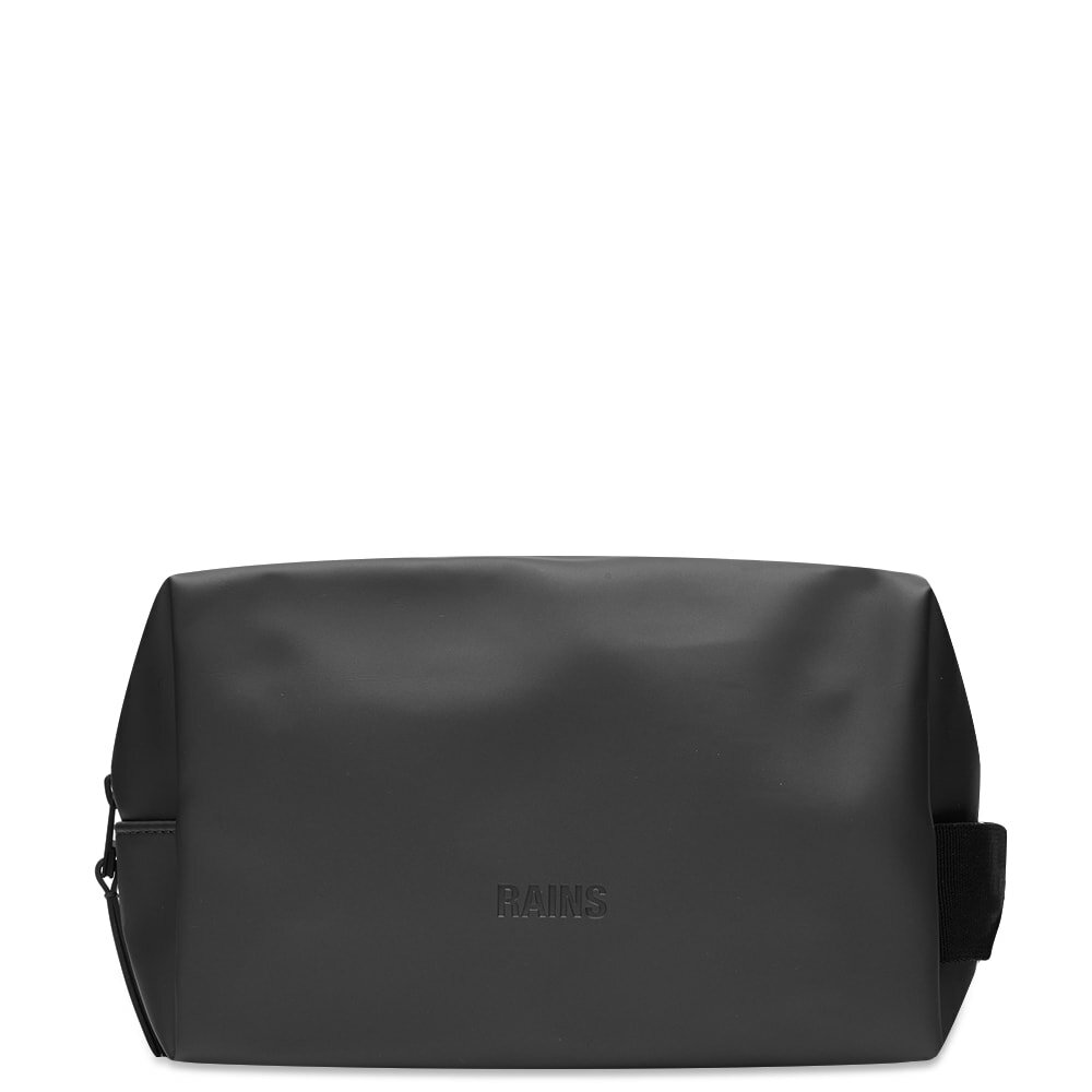 Rains Men's Wash Bag Small in Black Rains