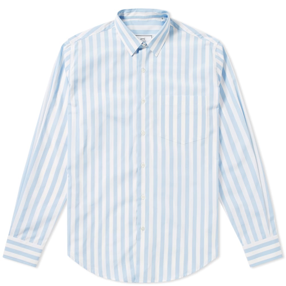 AMI Stripe Wide Shirt AMI