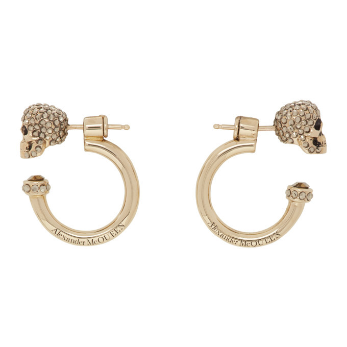 small skull earrings