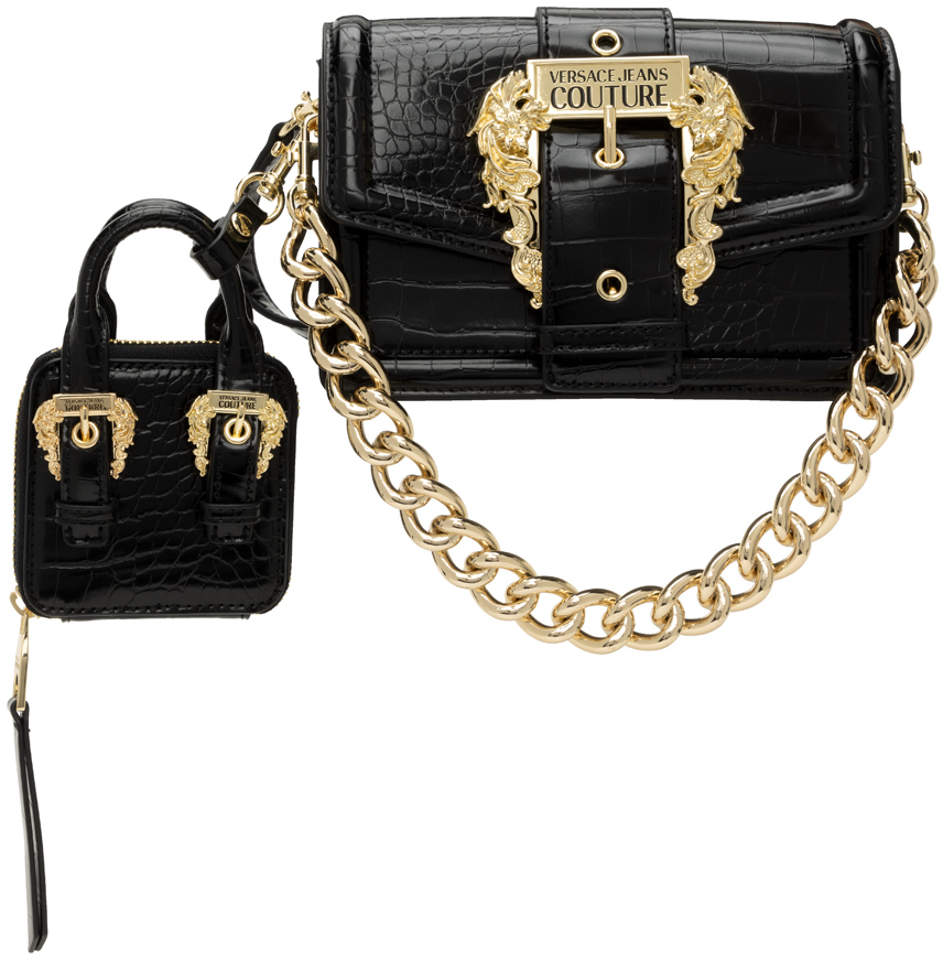 Versace Jeans Couture Black Disco Bag Versace