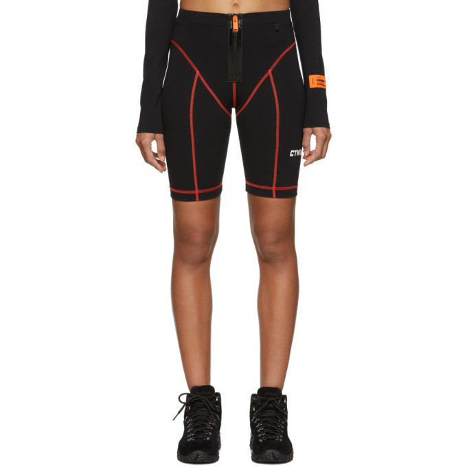 heron preston biker shorts