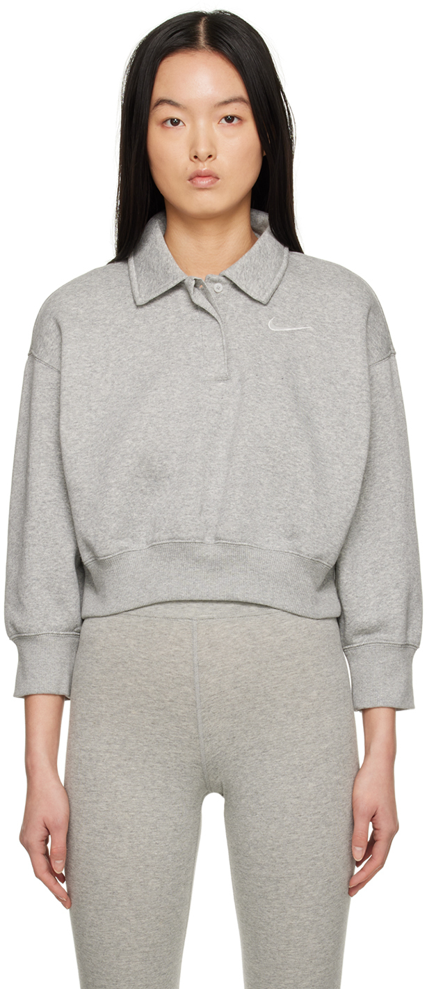 Nike Gray Sportswear Phoenix Sweatshirt Nike