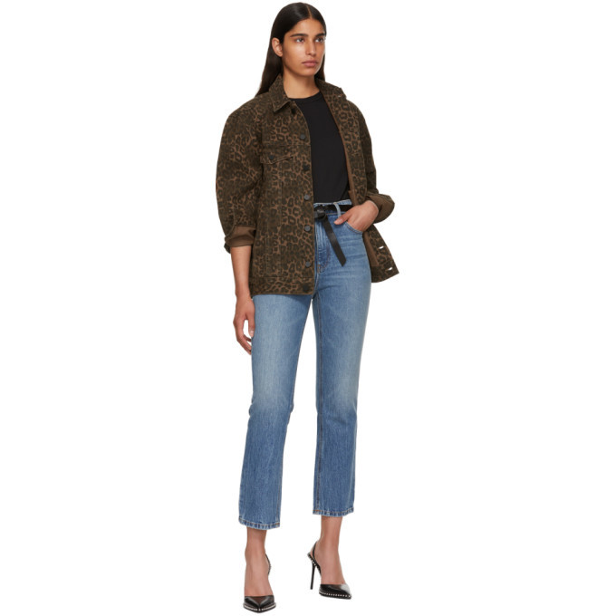 alexander wang leopard jacket