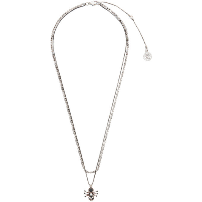 alexander mcqueen spider necklace