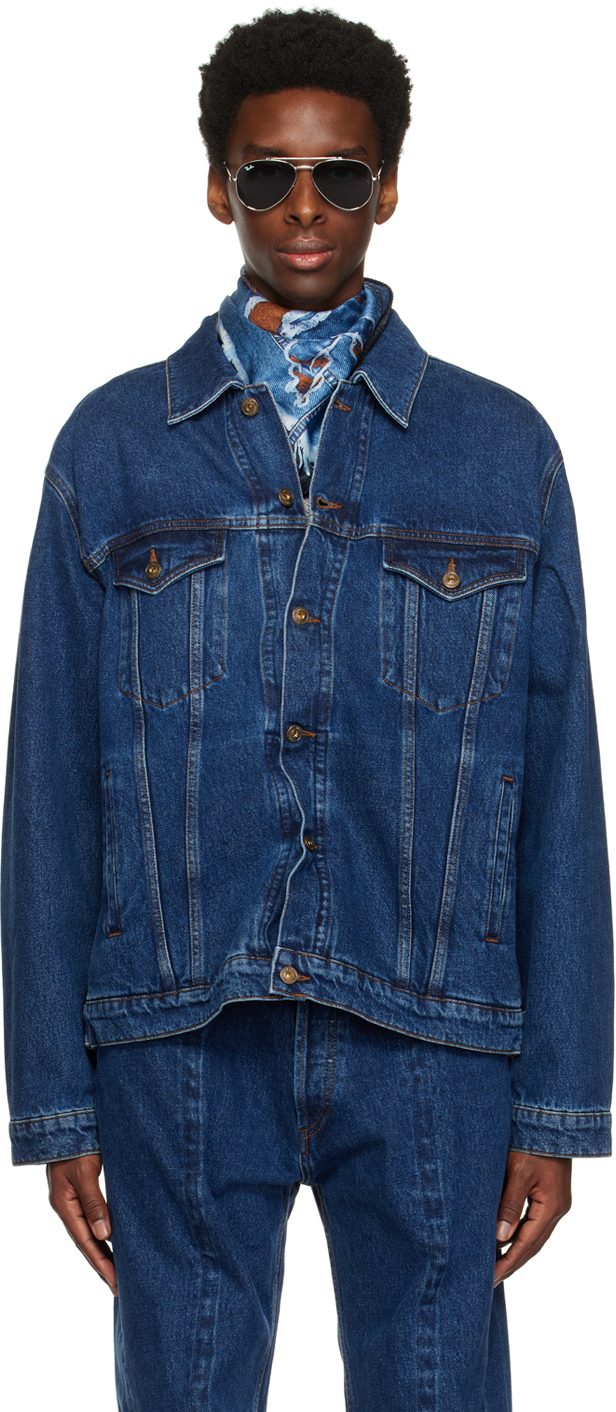 Y/Project Blue Classic Wire Denim Jacket Y/Project