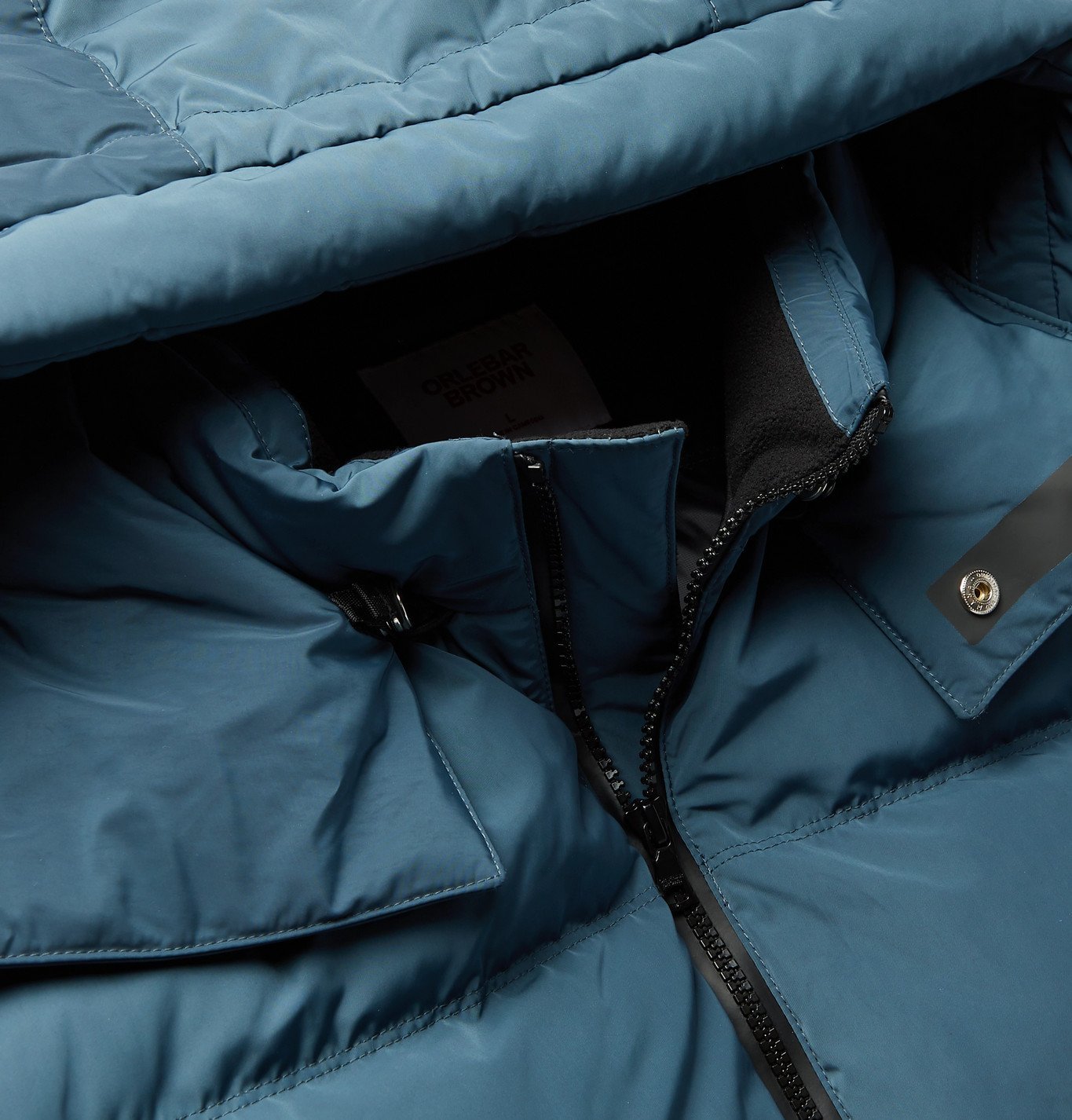 Orlebar Brown - Ritter Quilted Shell Hooded Down Jacket - Blue Orlebar ...