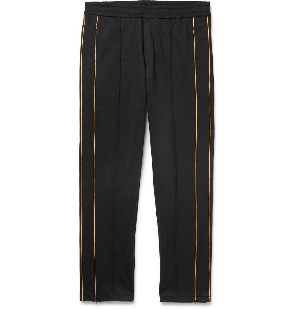 Slim-Fit Piped Tech-Jersey Track Pants 