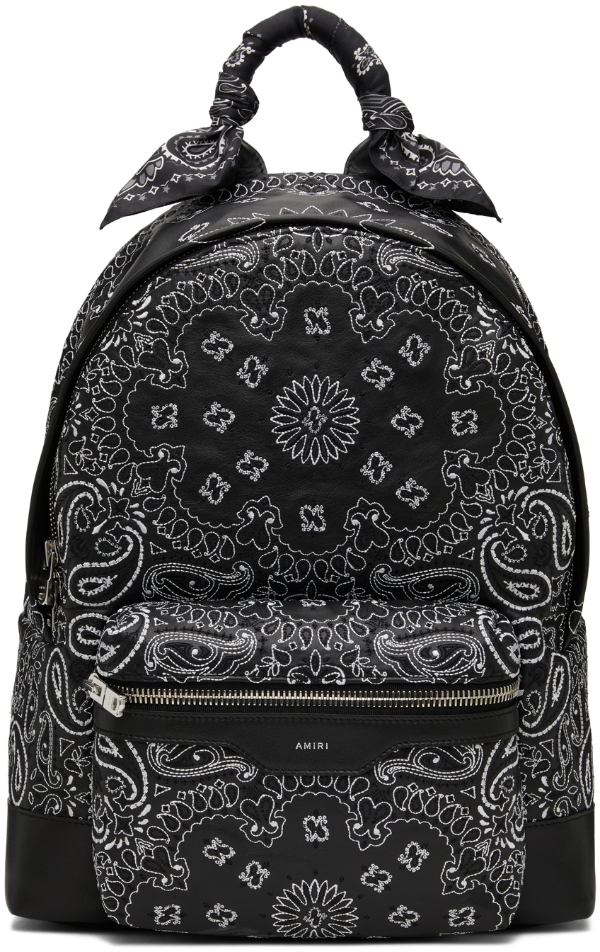 AMIRI Black Bandana Classic Backpack Amiri
