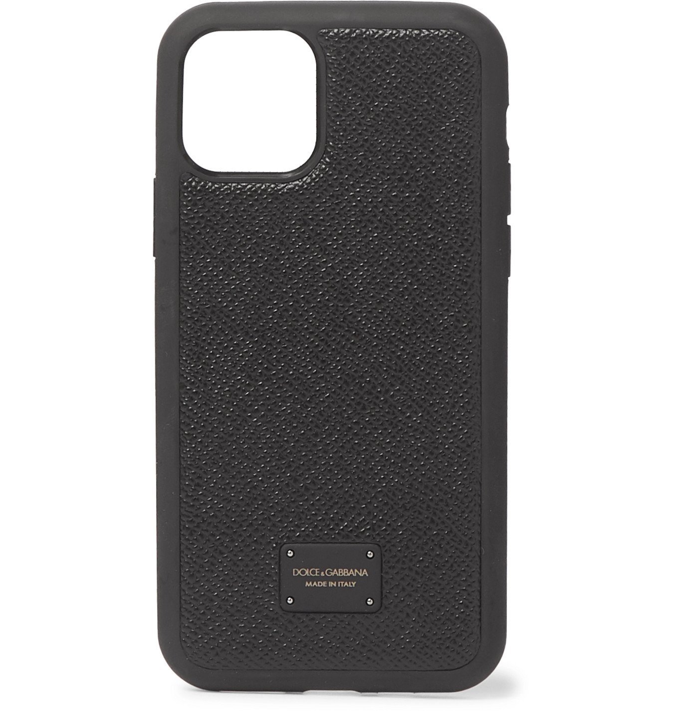 Dolce & Gabbana - Pebble-Grain Leather iPhone 11 Pro Case - Black Dolce &  Gabbana
