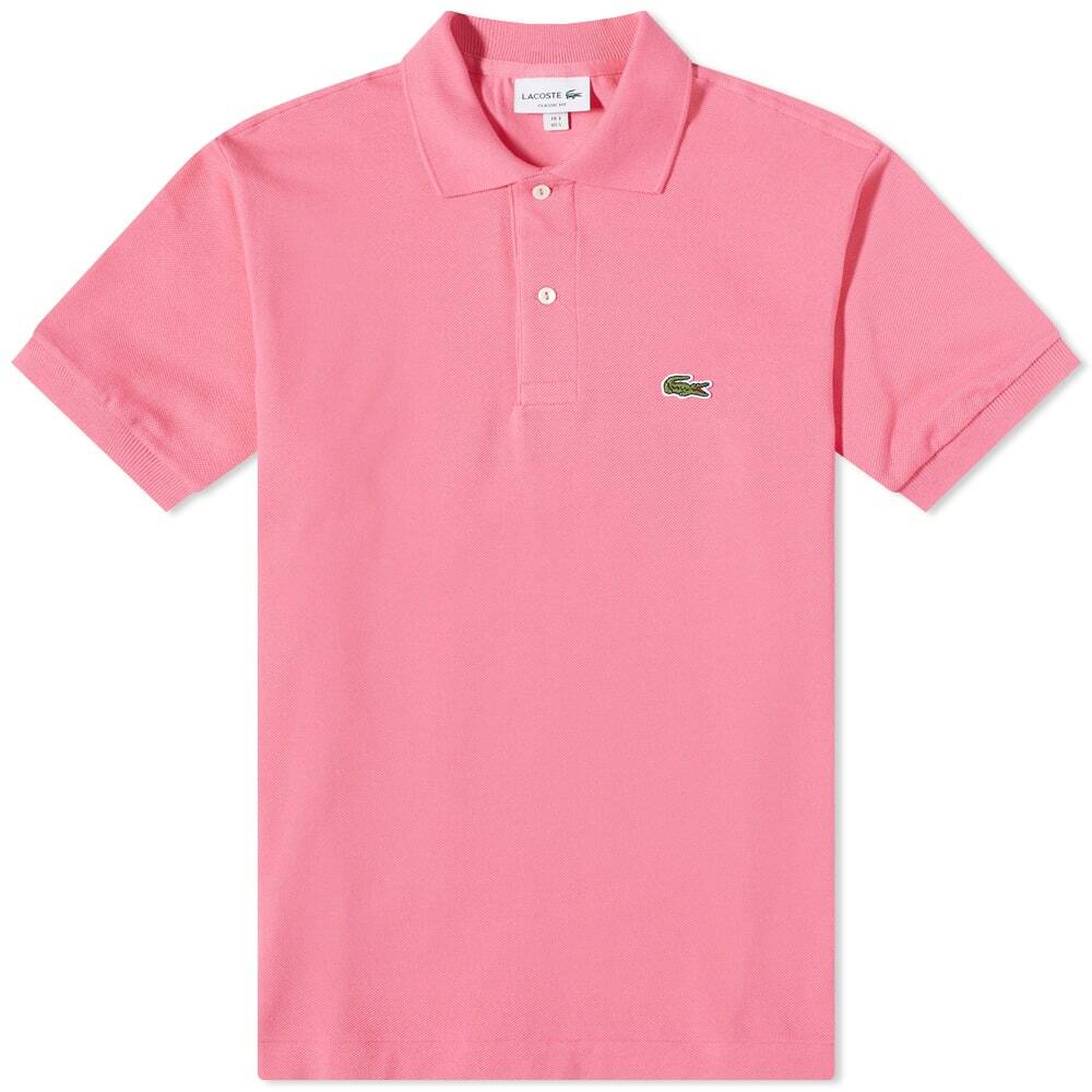 Lacoste Men's Classic L12.12 Polo Shirt in Treat Pink Lacoste
