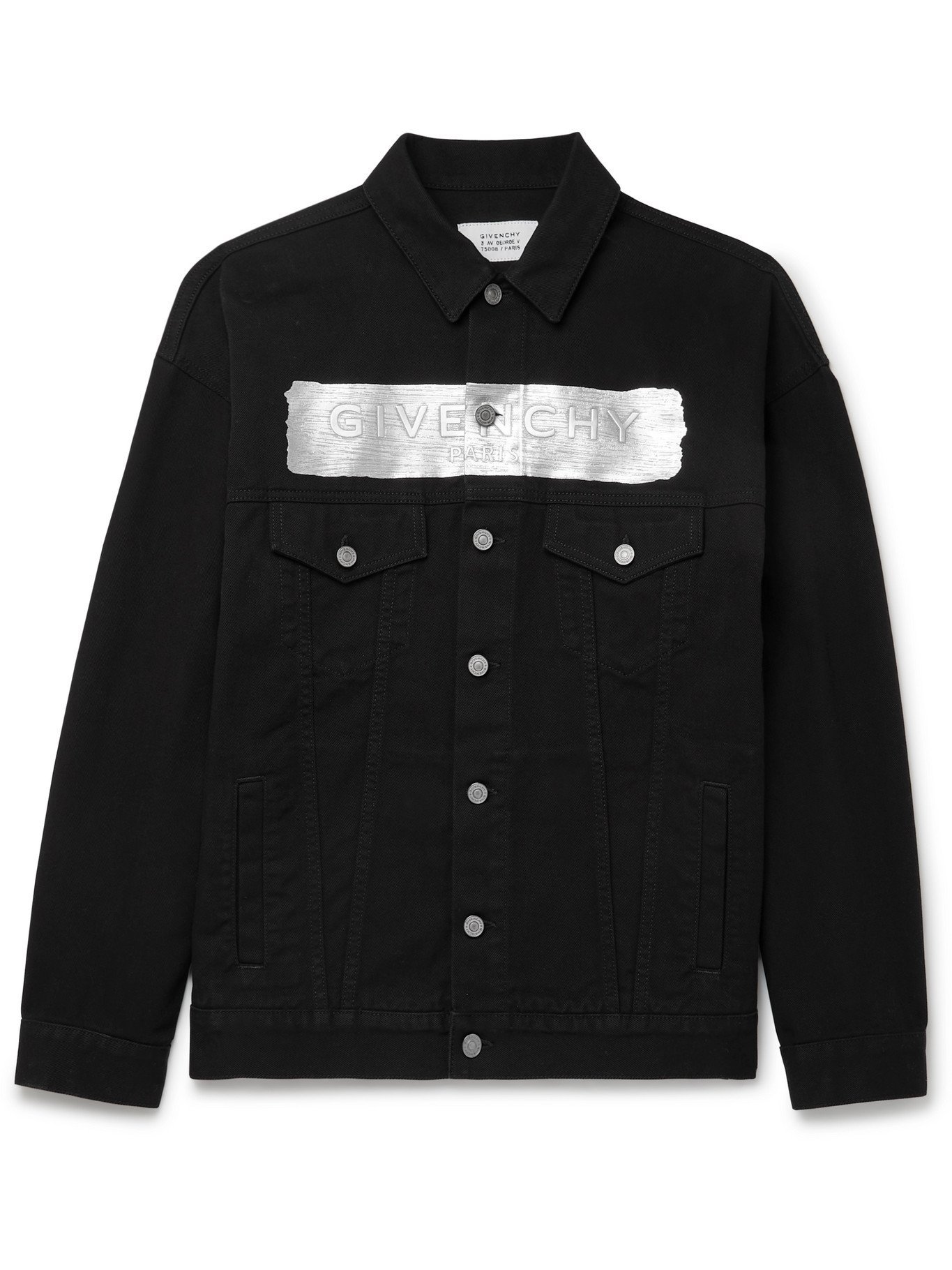 givenchy black denim jacket