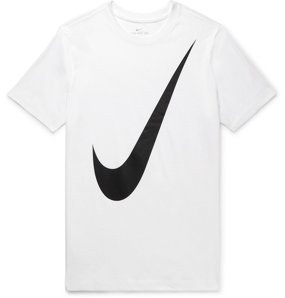 Nike - Sportswear Logo-Print Cotton-Jersey T-Shirt - White Nike