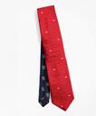 Brooks Brothers Men's Sail Boat and Nautical Knot Tie | Red