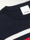 Allude - Striped Cotton and Cashmere-Blend Sweater - Blue