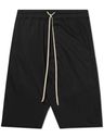 Rick Owens - Pods Organic Cotton-Jersey Drawstring Shorts - Black