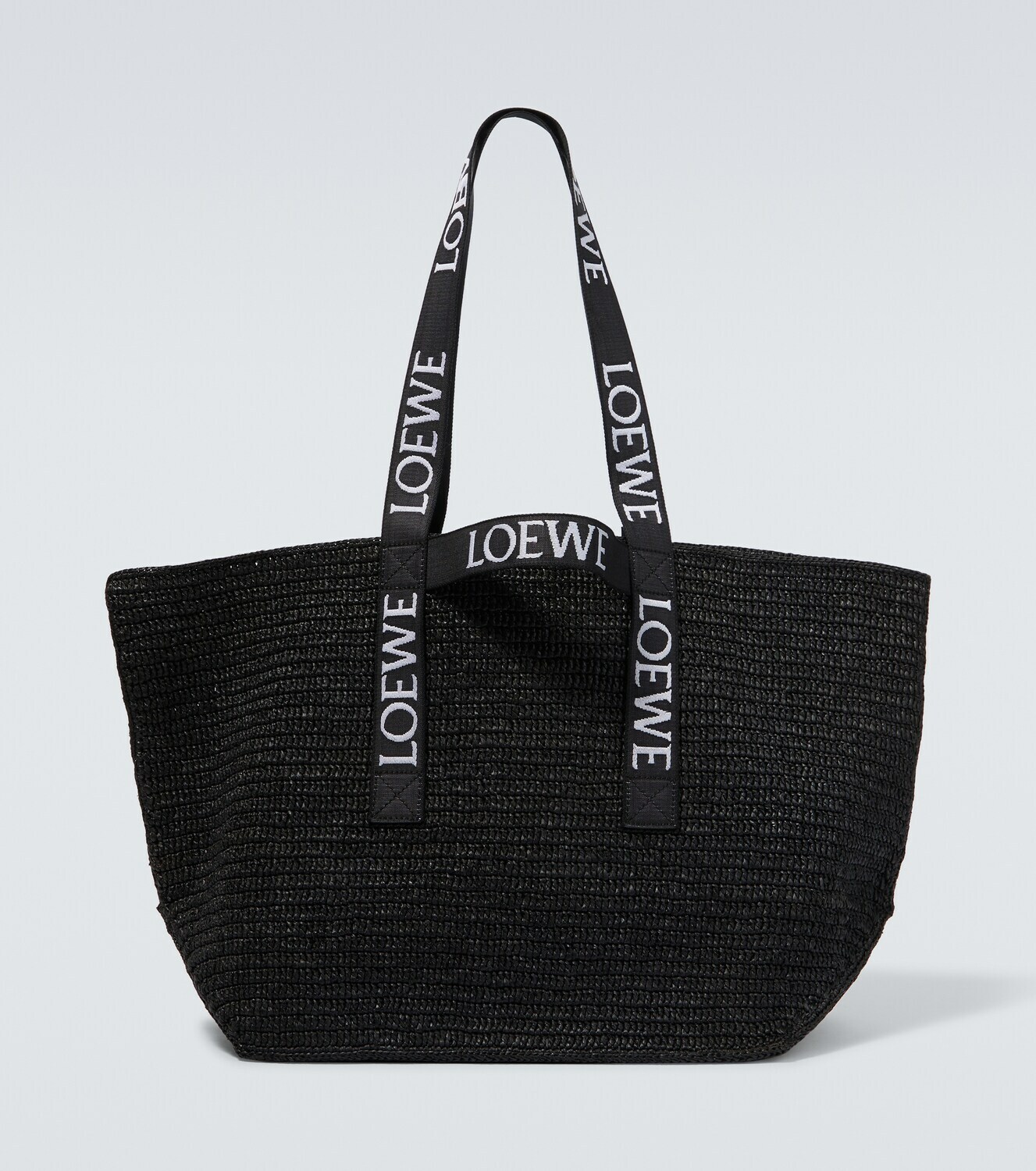 Loewe - Fold Shopper raffia tote bag Loewe