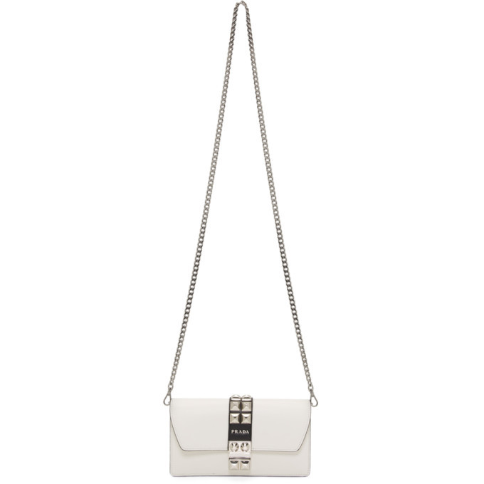 Prada White Mini Elektra Bag Prada