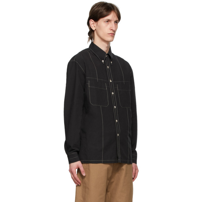 Lemaire Black Military Shirt Lemaire