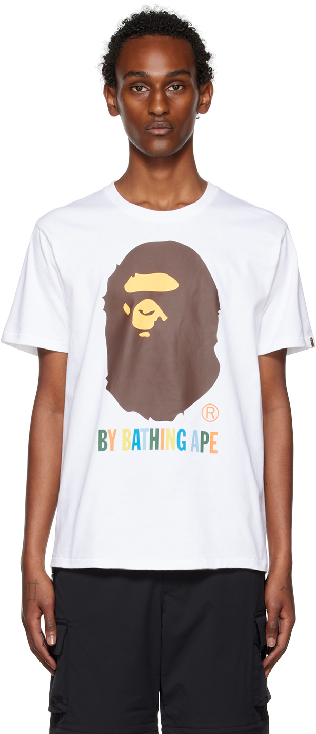 BAPE White 'By Bathing Ape' T-Shirt A Bathing Ape