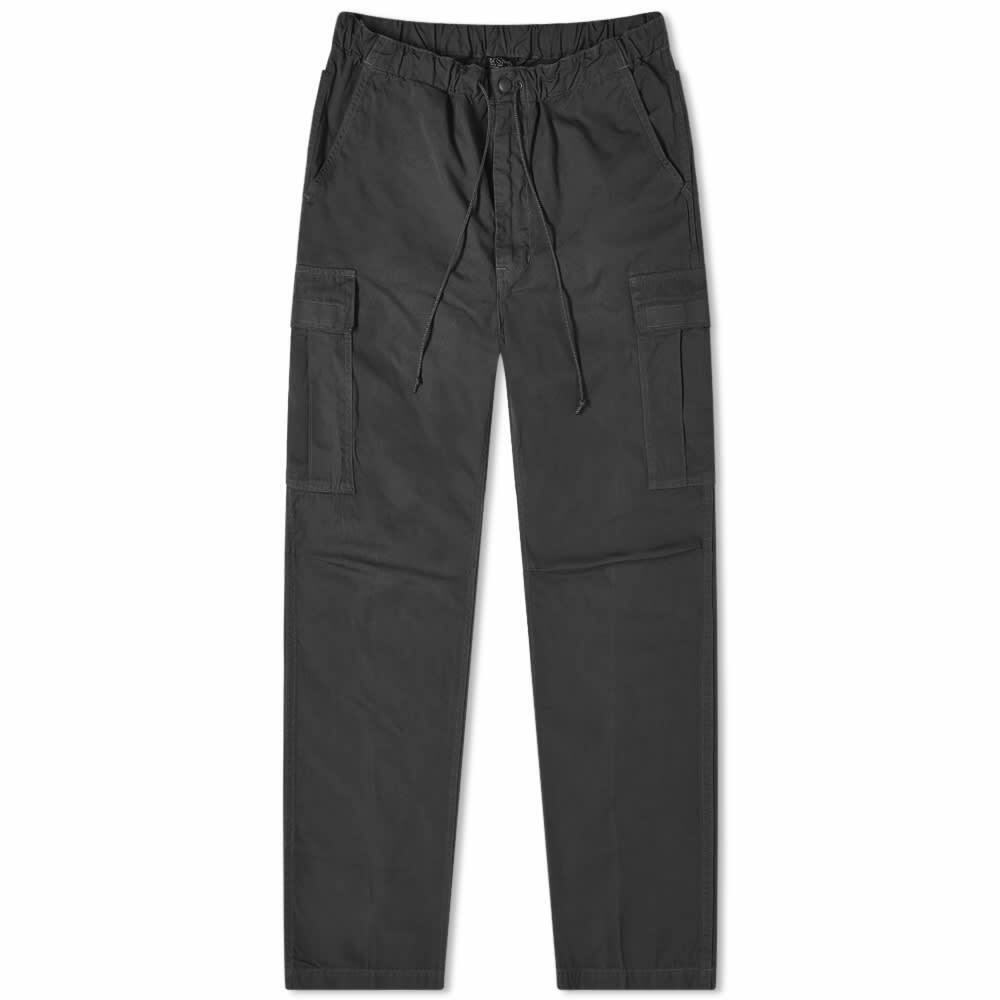 orSlow Men's Easy Cargo Pants in Charcoal Grey orSlow