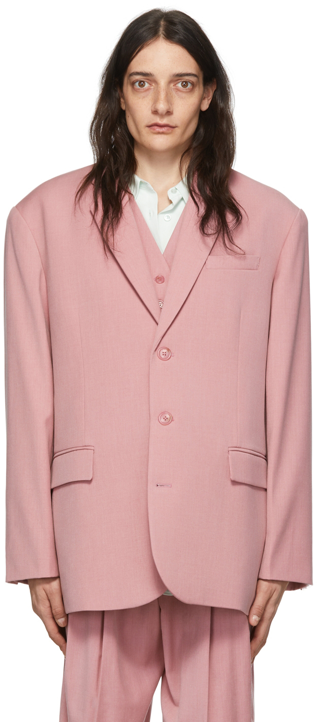 The Frankie Shop Pink Gelso Blazer The Frankie Shop