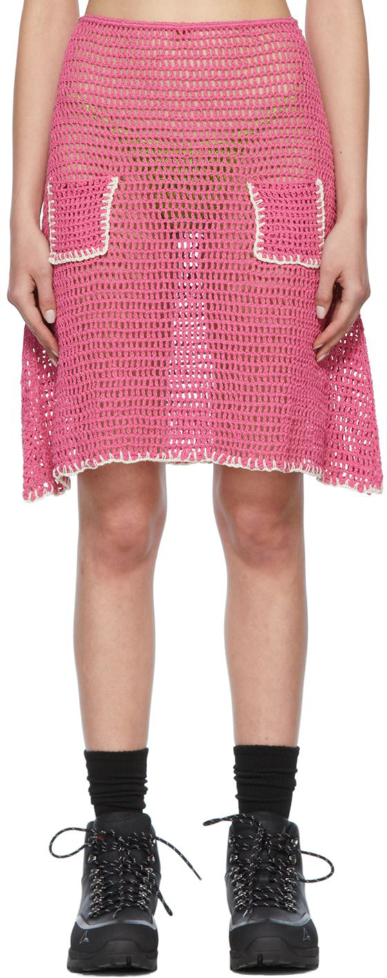 Photo: Akoia SSENSE Exclusive Pink Cover-Up Skirt