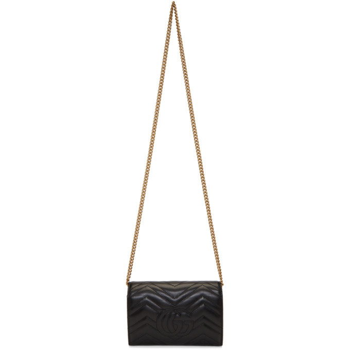 black mini gg marmont bag