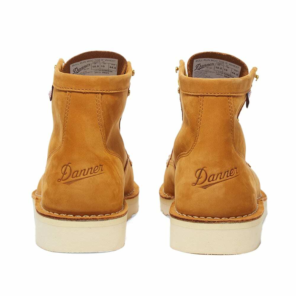 Danner Men's Bull Run Moc Toe Boot in Wheat Danner