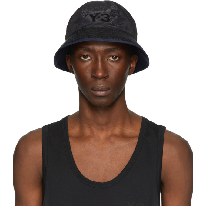 Navy Logo Bucket Hat 