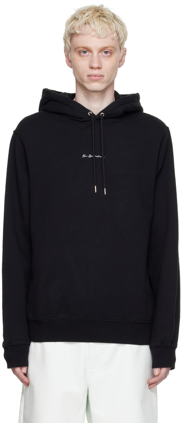 Han Kjobenhavn Black Cotton Hoodie Han Kjobenhavn