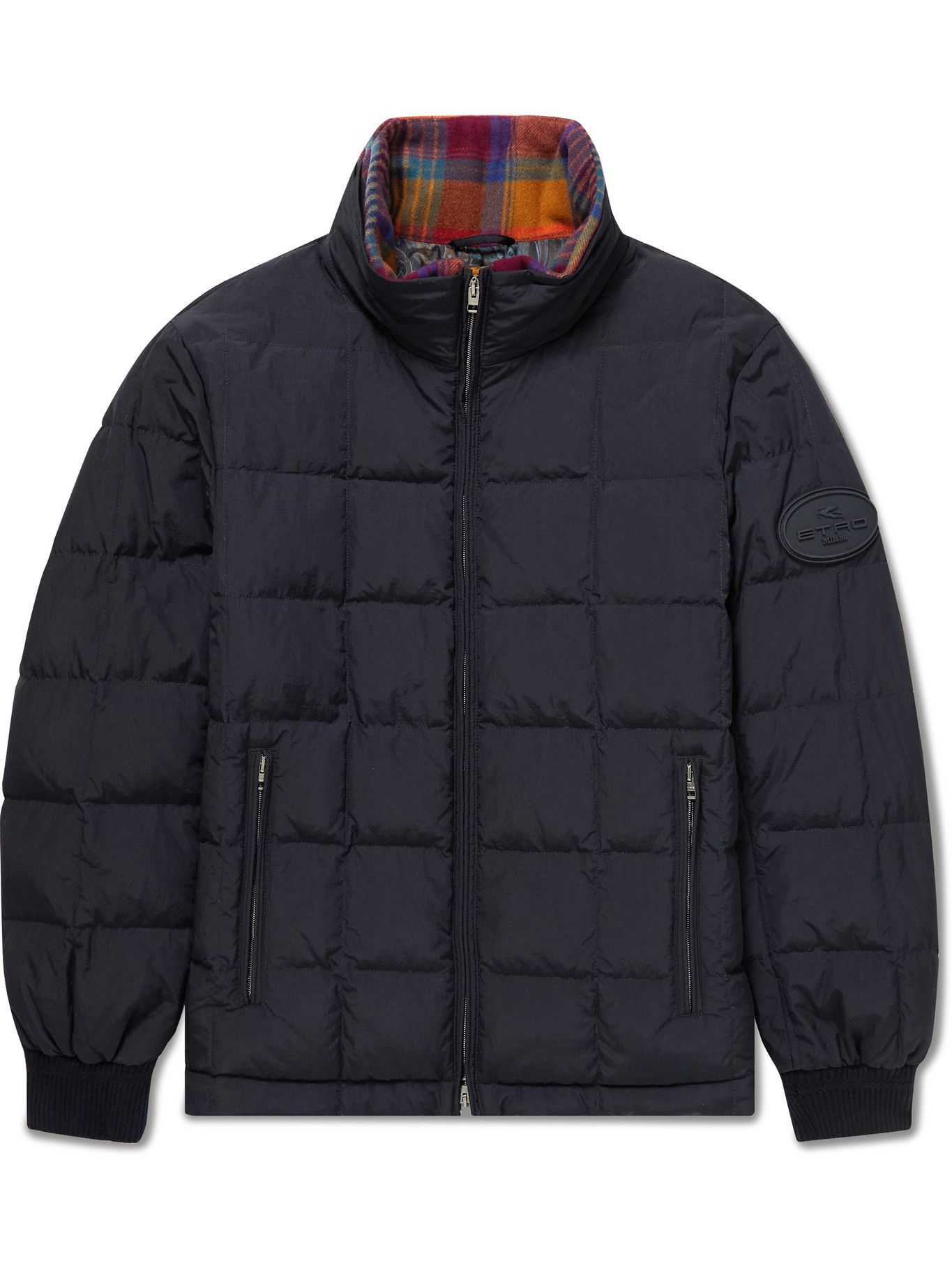 Etro - Logo-Appliquéd Quilted Shell Jacket - Black Etro